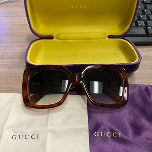 Gucci Havana gg0141s sunglasses